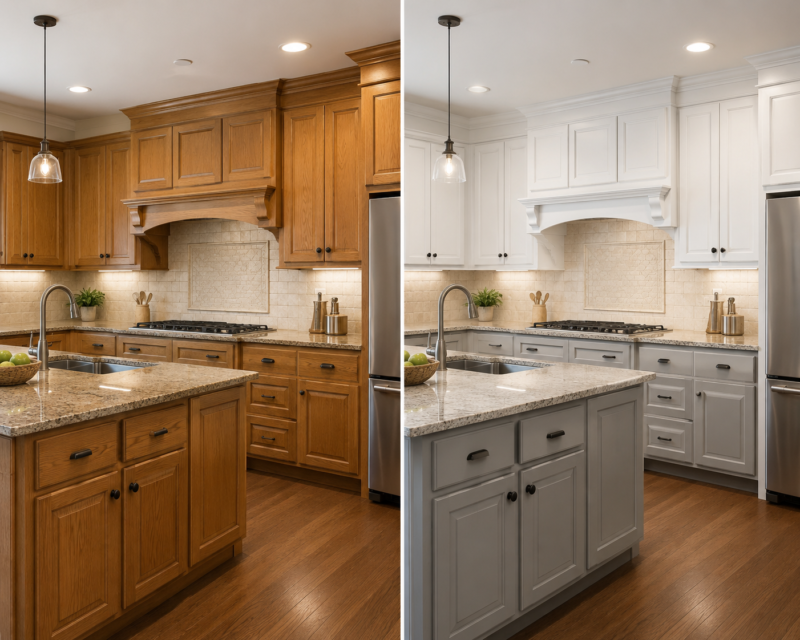 Cabinet Colour Change